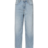 Jeans larghi con fondo sfrangiato<BR/> 103857 A2E5PJN PINKO 