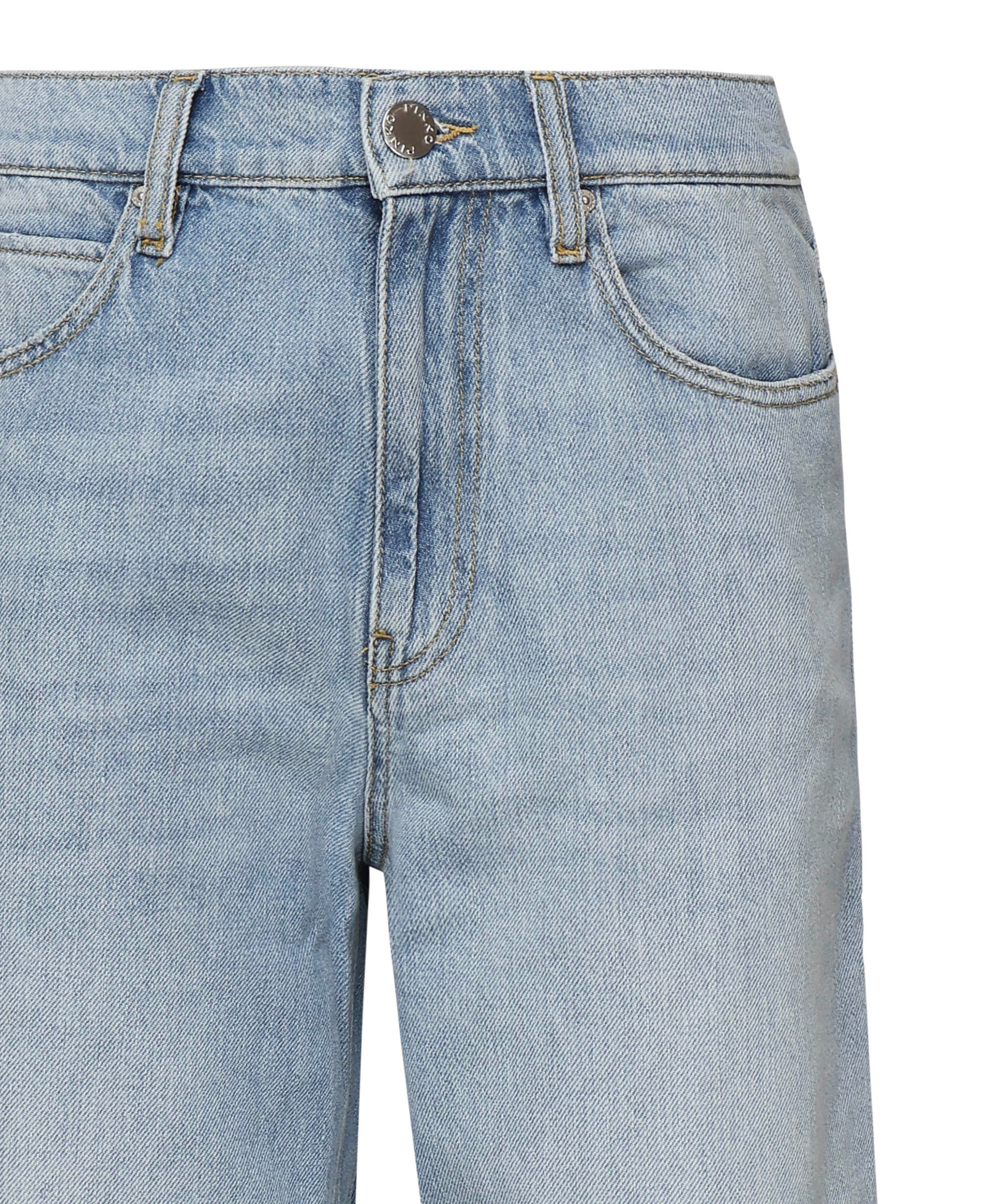 Jeans larghi con fondo sfrangiato<BR/> 103857 A2E5PJN PINKO 