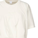 T-shirt cropped con ricamo logo 104257 A2F8Z05 PINKO 