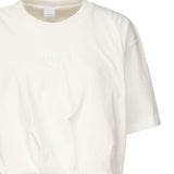 T-shirt cropped con ricamo logo 104257 A2F8Z05 PINKO 