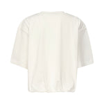 T-shirt cropped con ricamo logo 104257 A2F8Z05 PINKO 