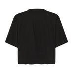 T-shirt cropped con ricamo logo 104257 A2F8Z99 PINKO 