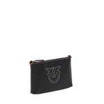 Borsetta piatta a tracolla in pelle 104277 A2CFZ99Q PINKO 
