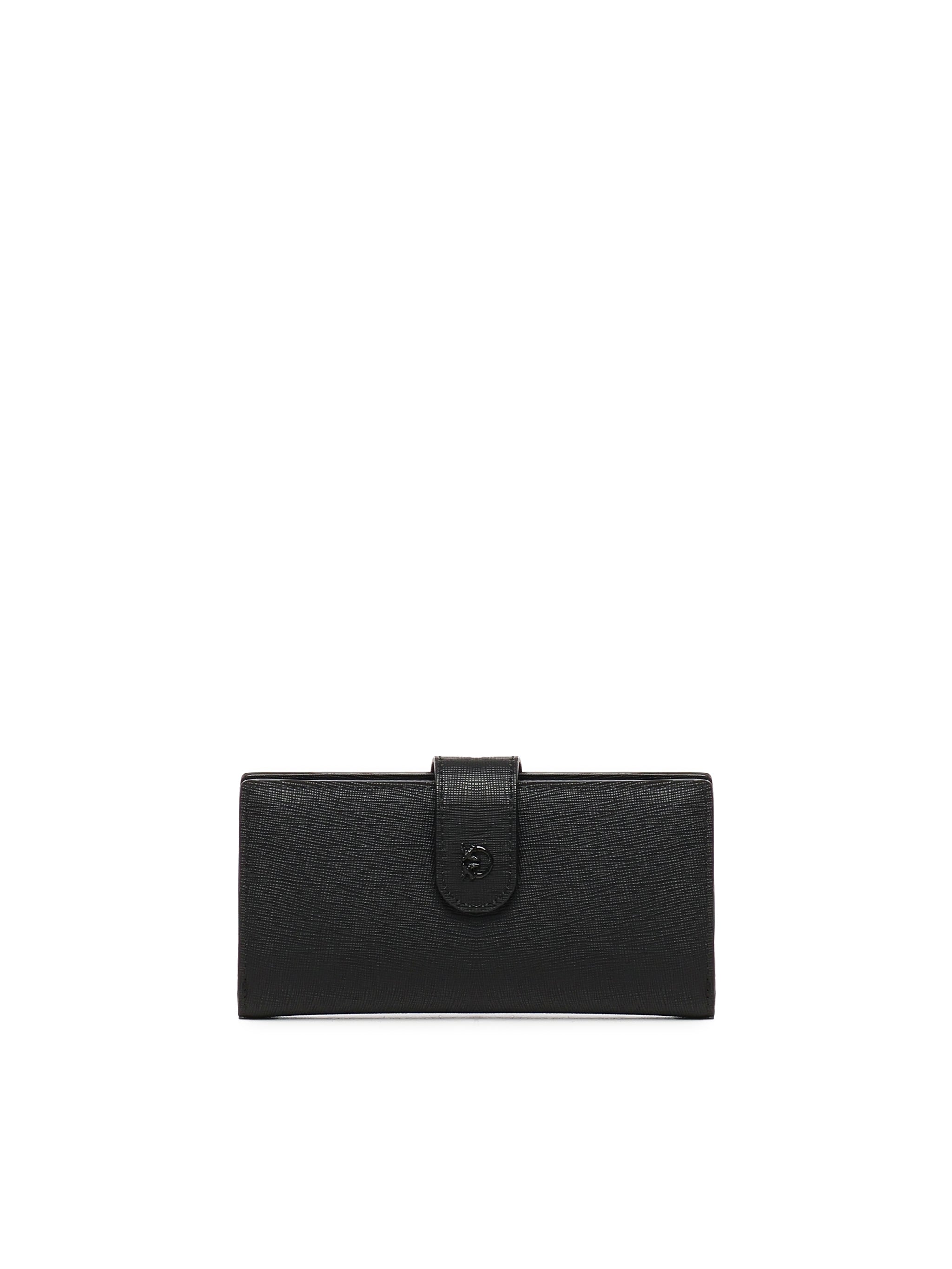 Portafoglio in pelle saffiano con logo 104354 A29PZ99B PINKO 