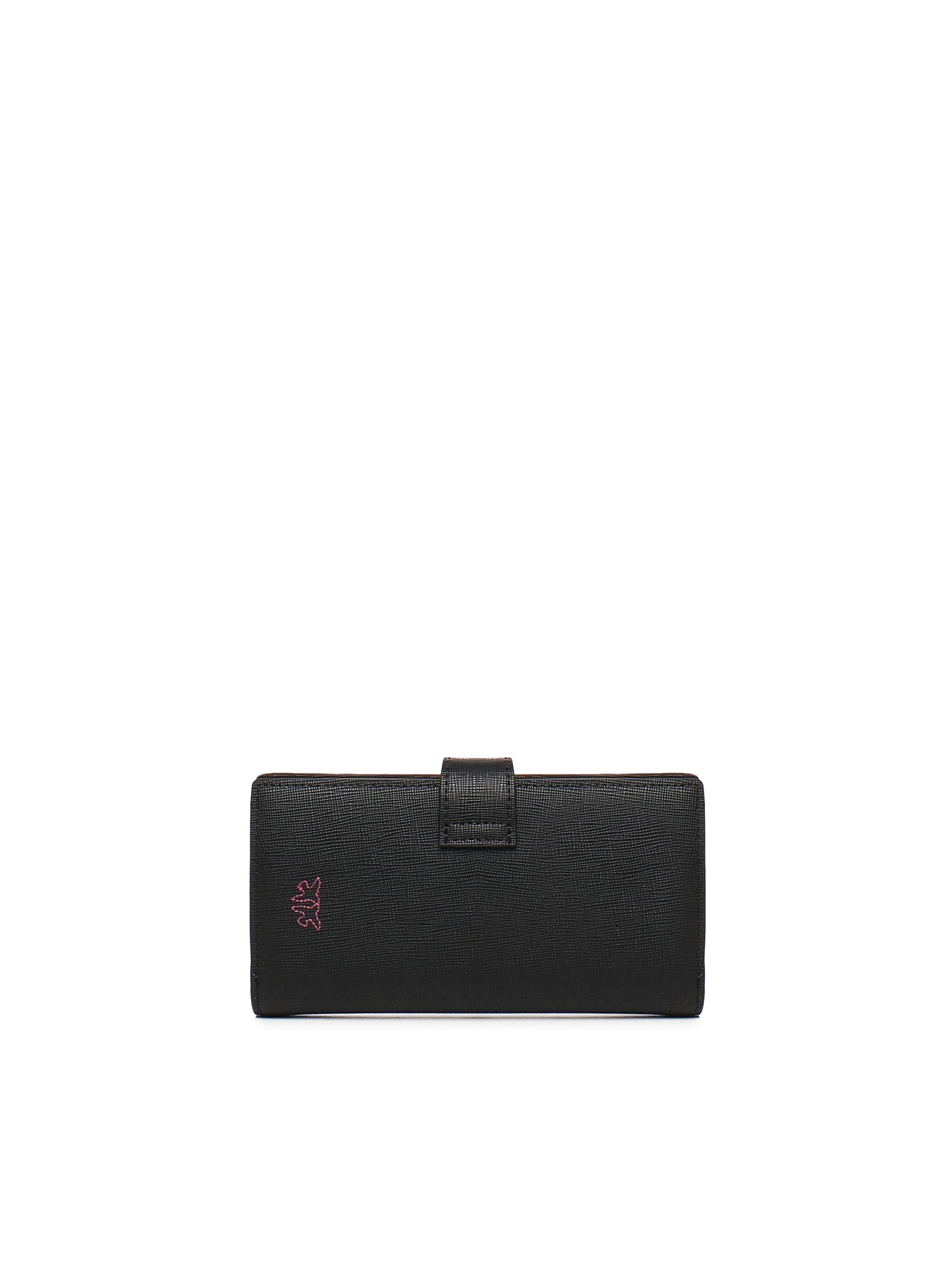 Portafoglio in pelle saffiano con logo 104354 A29PZ99B PINKO 
