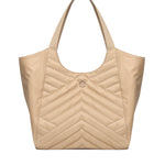 Borsa shopper in tessuto trapunta puzzle 104536 A1EUC50Q PINKO 