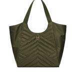 Borsa shopper in tessuto trapunta puzzle 104536 A1EUX25Q PINKO 