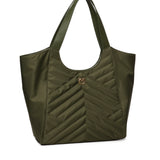 Borsa shopper in tessuto trapunta puzzle 104536 A1EUX25Q PINKO 