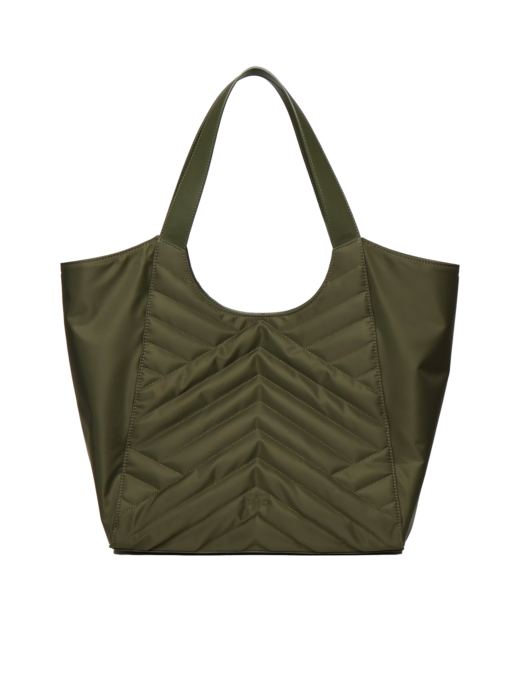 Borsa shopper in tessuto trapunta puzzle 104536 A1EUX25Q PINKO 