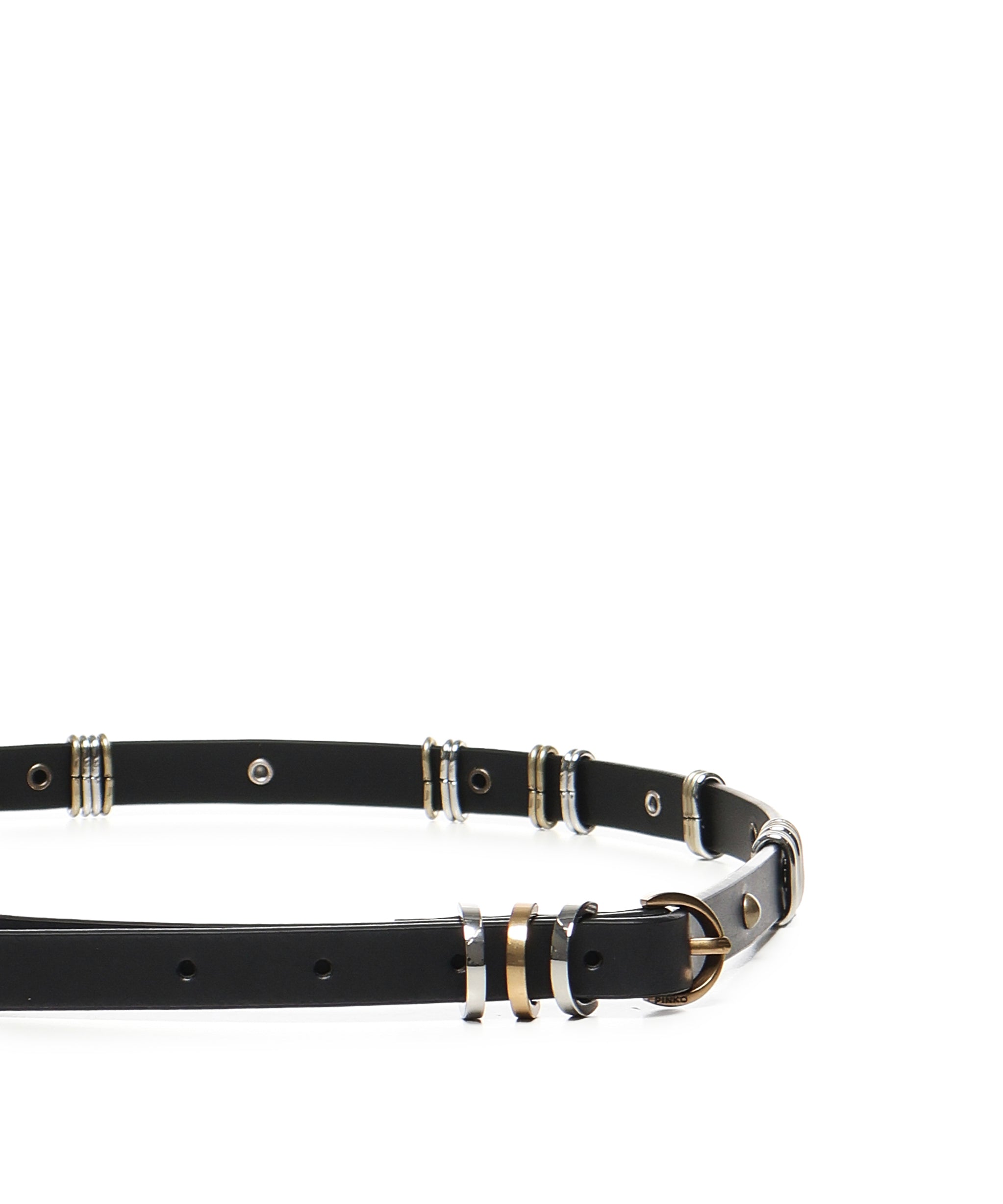 Cintura sottile in cuoio 104587 A2BAZ99P PINKO 