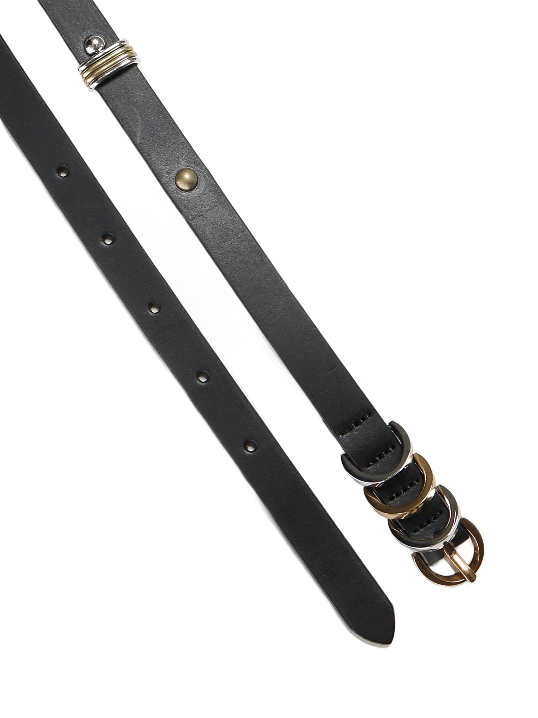 Cintura sottile in cuoio 104587 A2BAZ99P PINKO 