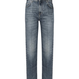 Jeans larghi con piega davanti 104600 A2DYPJU PINKO 