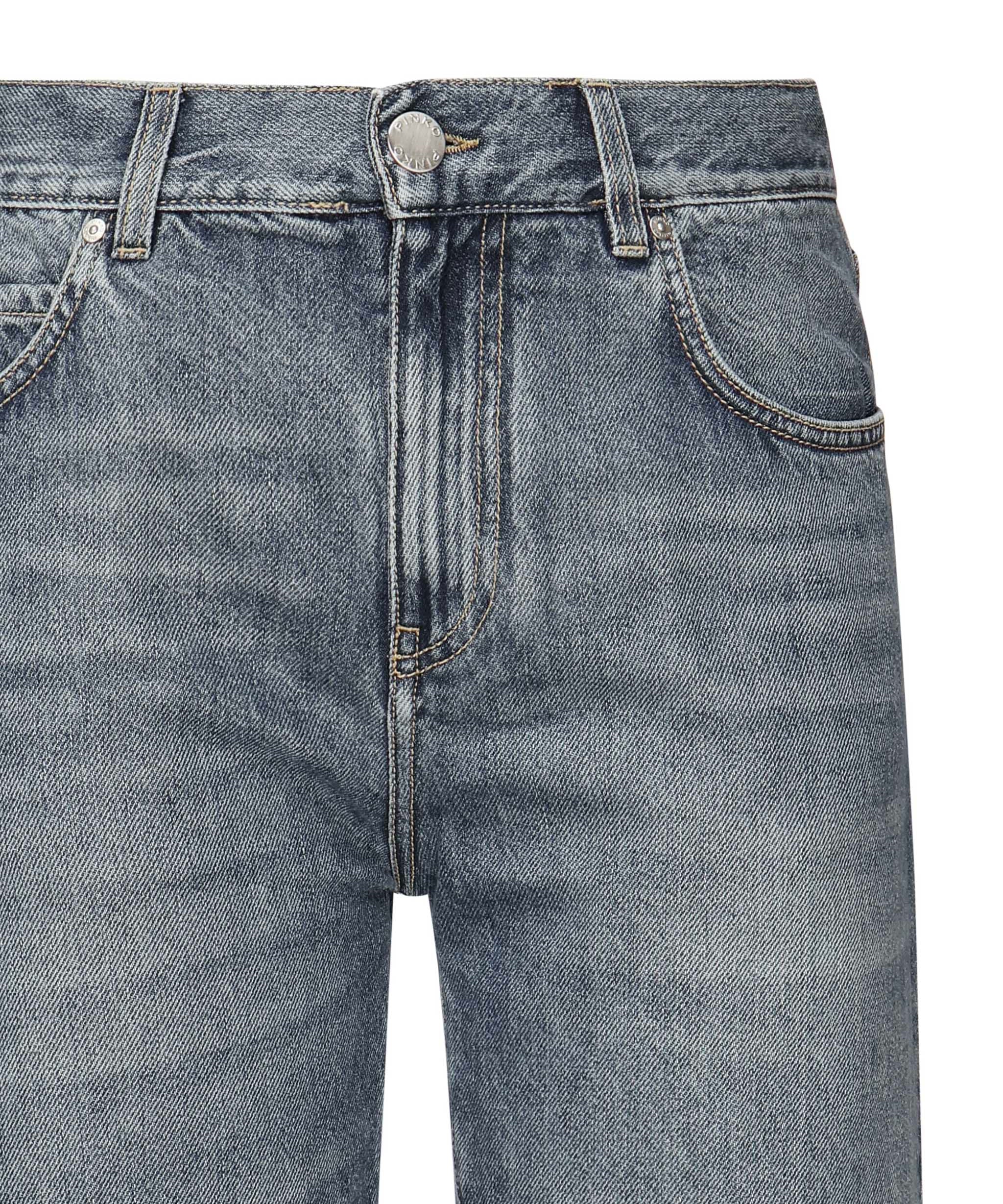 Jeans larghi con piega davanti 104600 A2DYPJU PINKO 