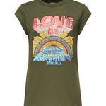 T-shirt con stampa 104603 A2D7V49 PINKO 