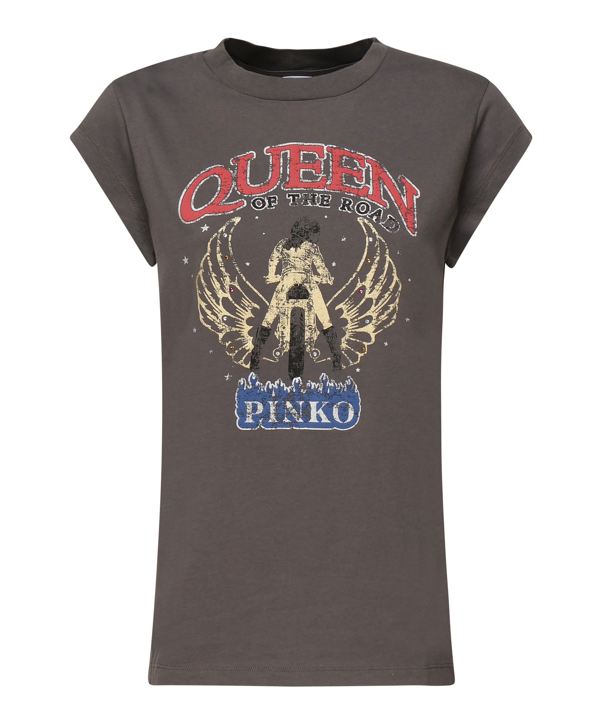 T-shirt con stampa 104603 A2DAI63 PINKO 