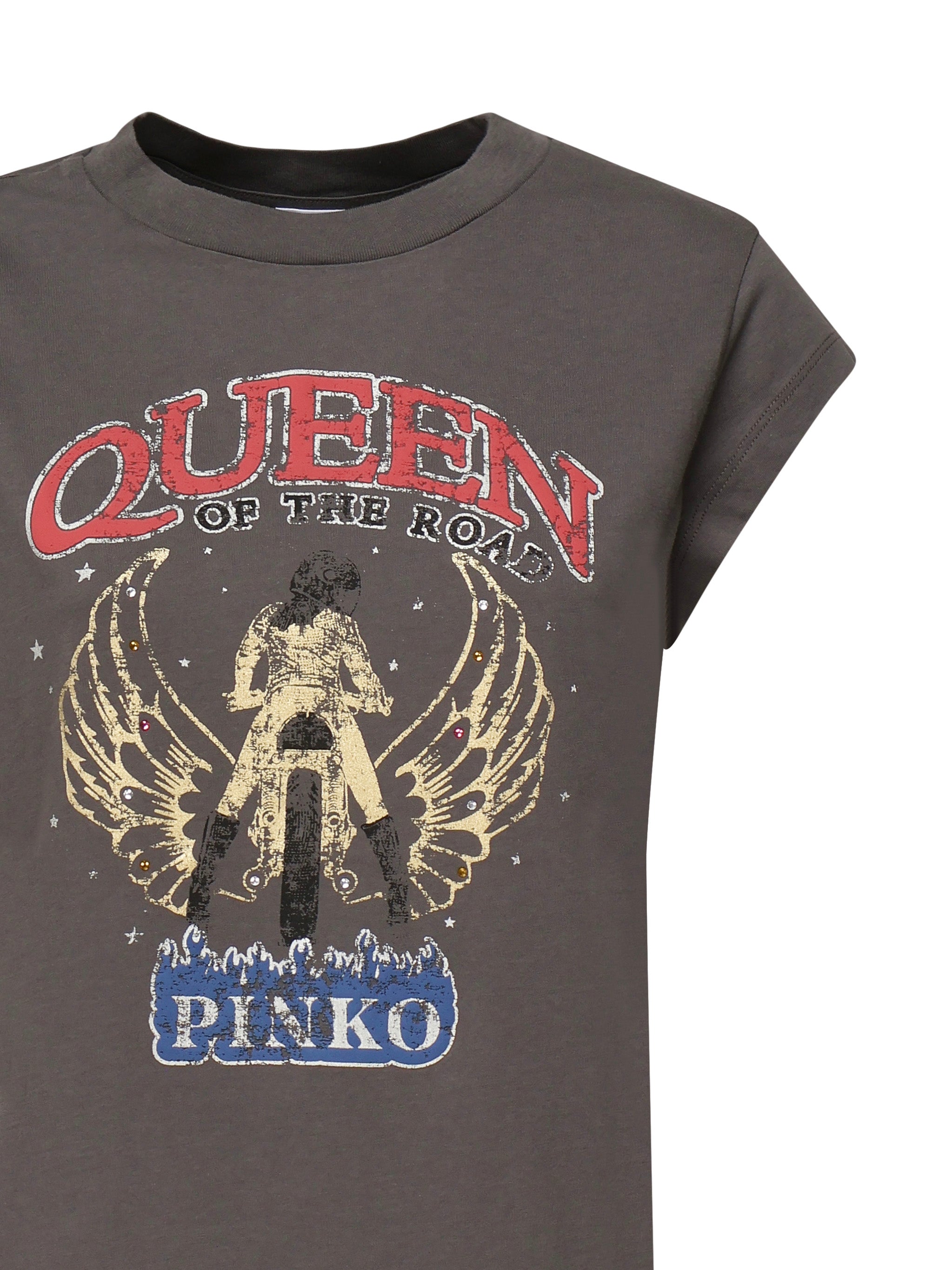 T-shirt con stampa 104603 A2DAI63 PINKO 