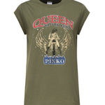 T-shirt con stampa 104603 A2DAV49 PINKO 