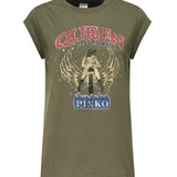 T-shirt con stampa 104603 A2DAV49 PINKO 