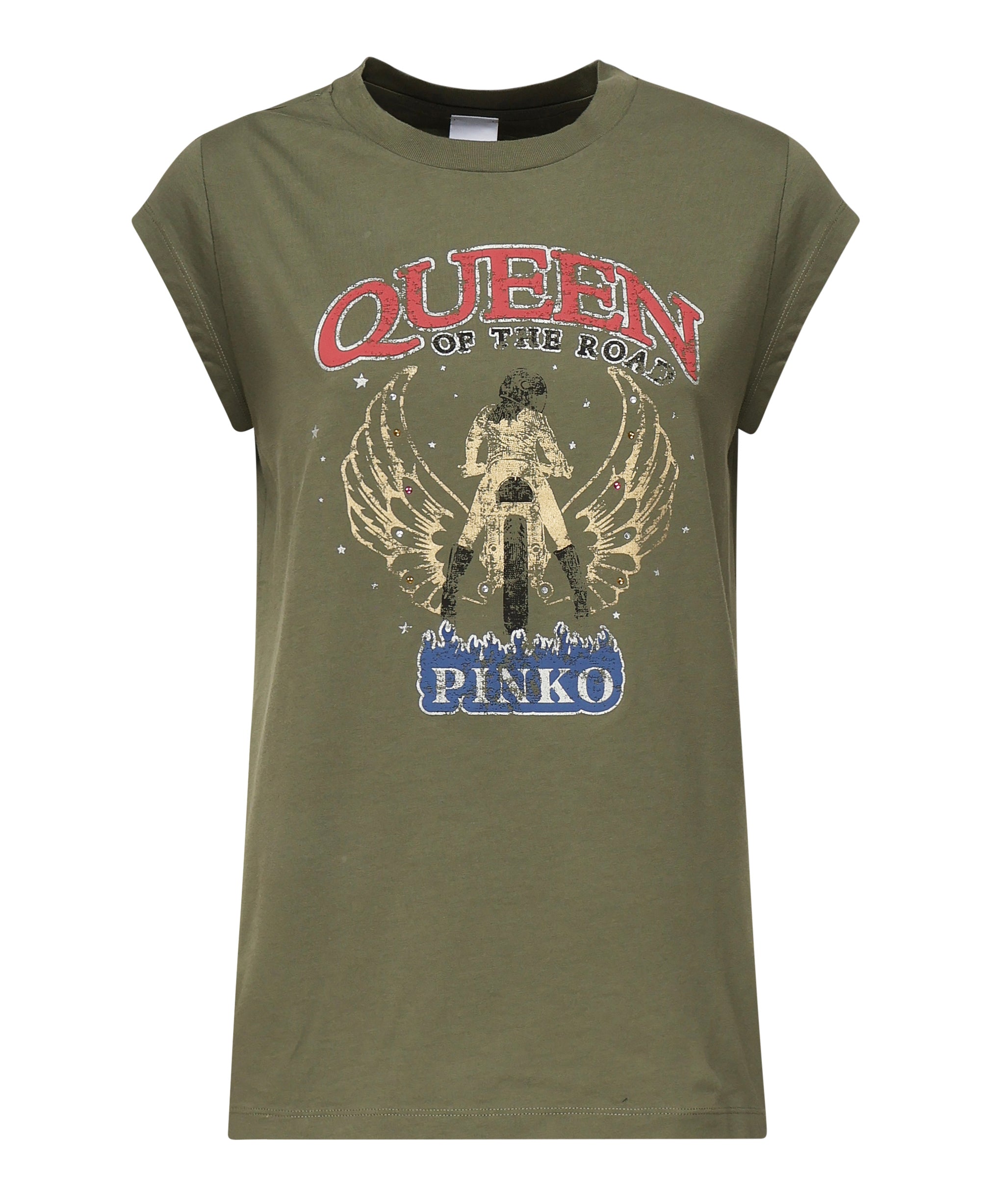 T-shirt con stampa 104603 A2DAV49 PINKO 
