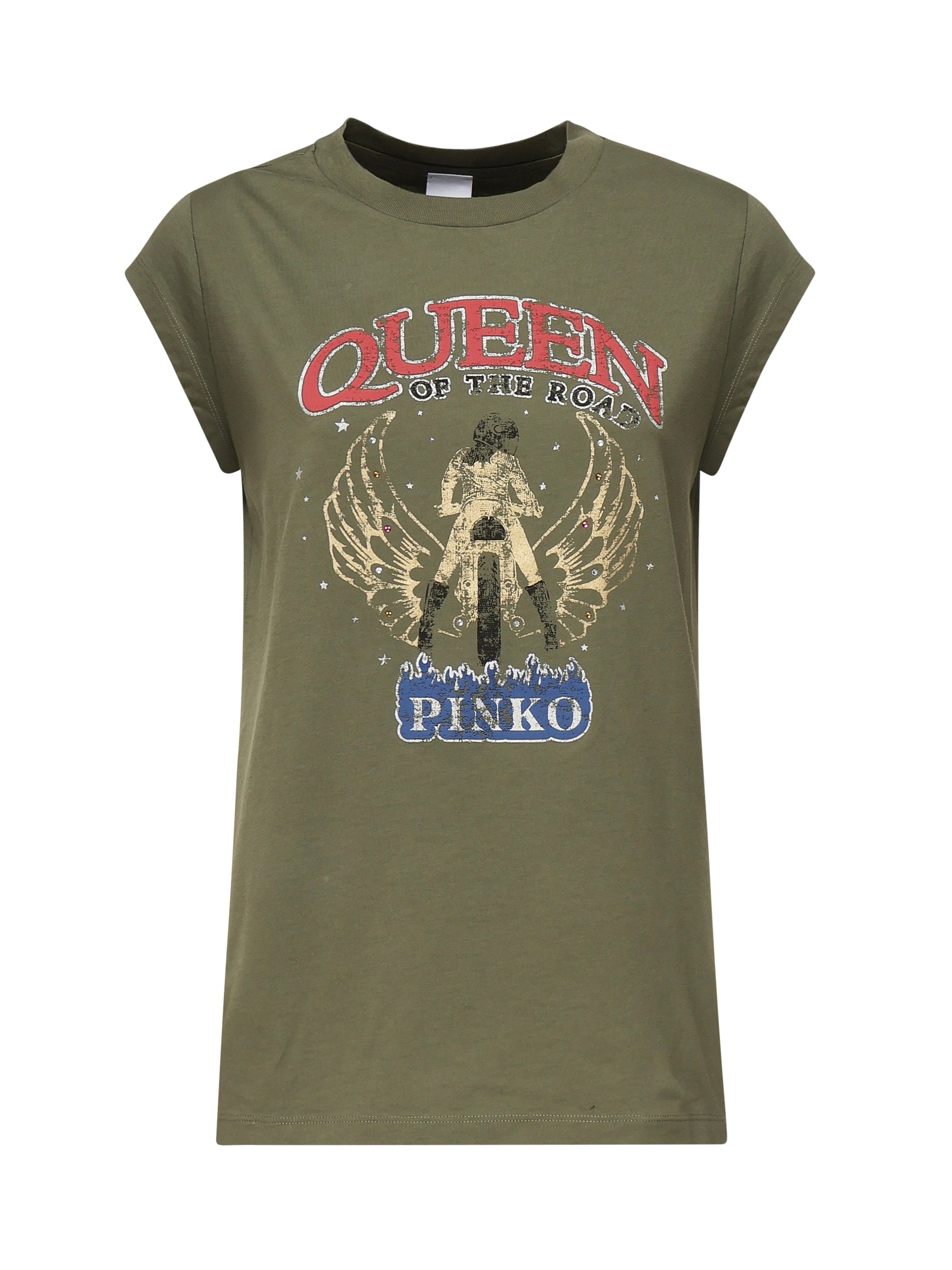 T-shirt con stampa 104603 A2DAV49 PINKO 
