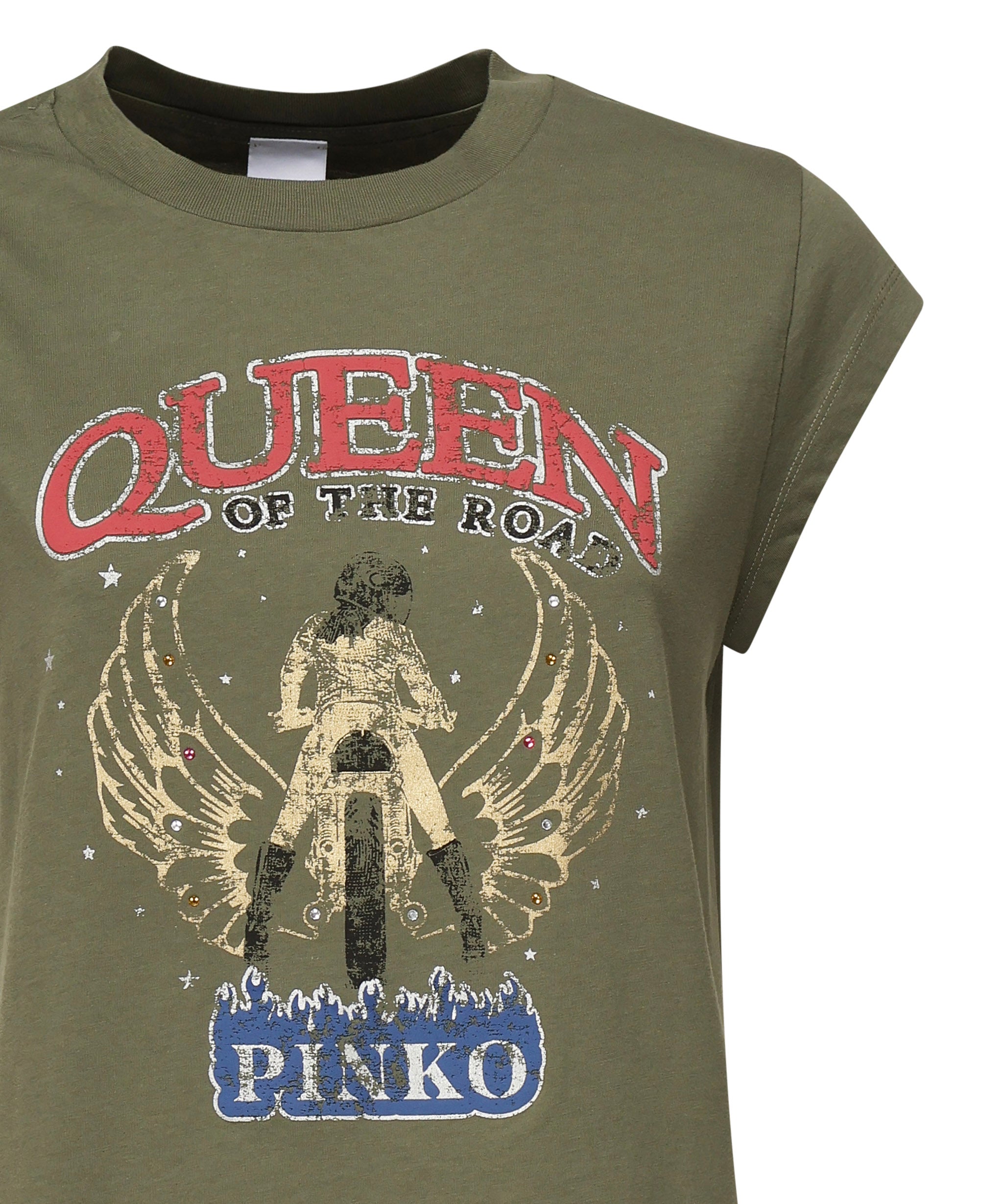 T-shirt con stampa 104603 A2DAV49 PINKO 