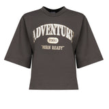 T-shirt crop con logo 104604 A2CSI63 PINKO 