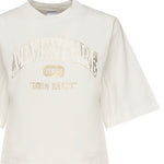 T-shirt crop con logo 104604 A2CSZ05 PINKO 