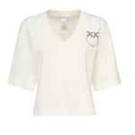 T-shirt Suez in cotone 104606 A2D0Z05 PINKO 