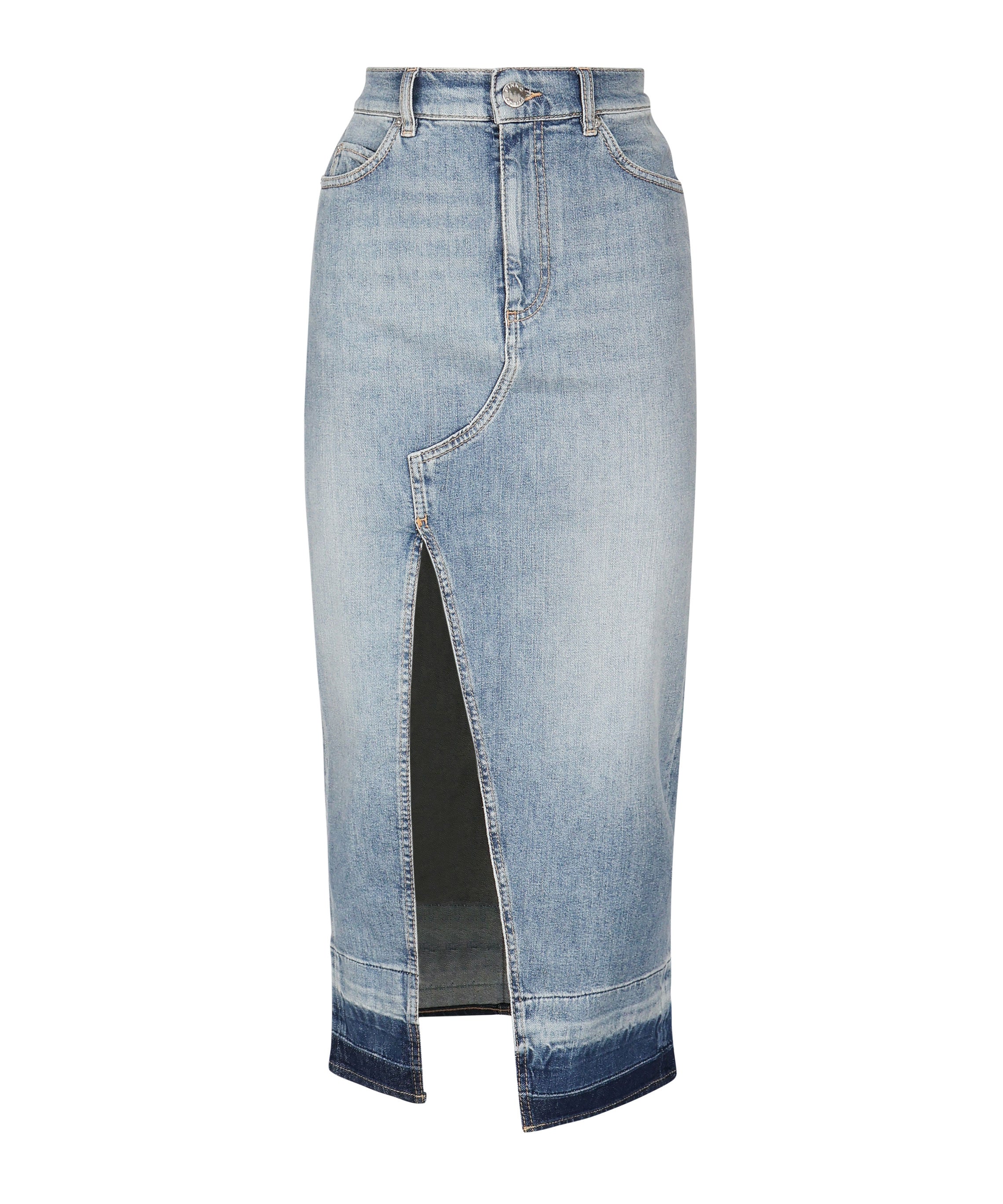 Gonna lunga in denim 104628 A2EAPJE PINKO 