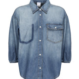 Camicia jeans maniche a tre quarti 104629 A2DTPJO PINKO 
