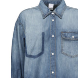 Camicia jeans maniche a tre quarti 104629 A2DTPJO PINKO 