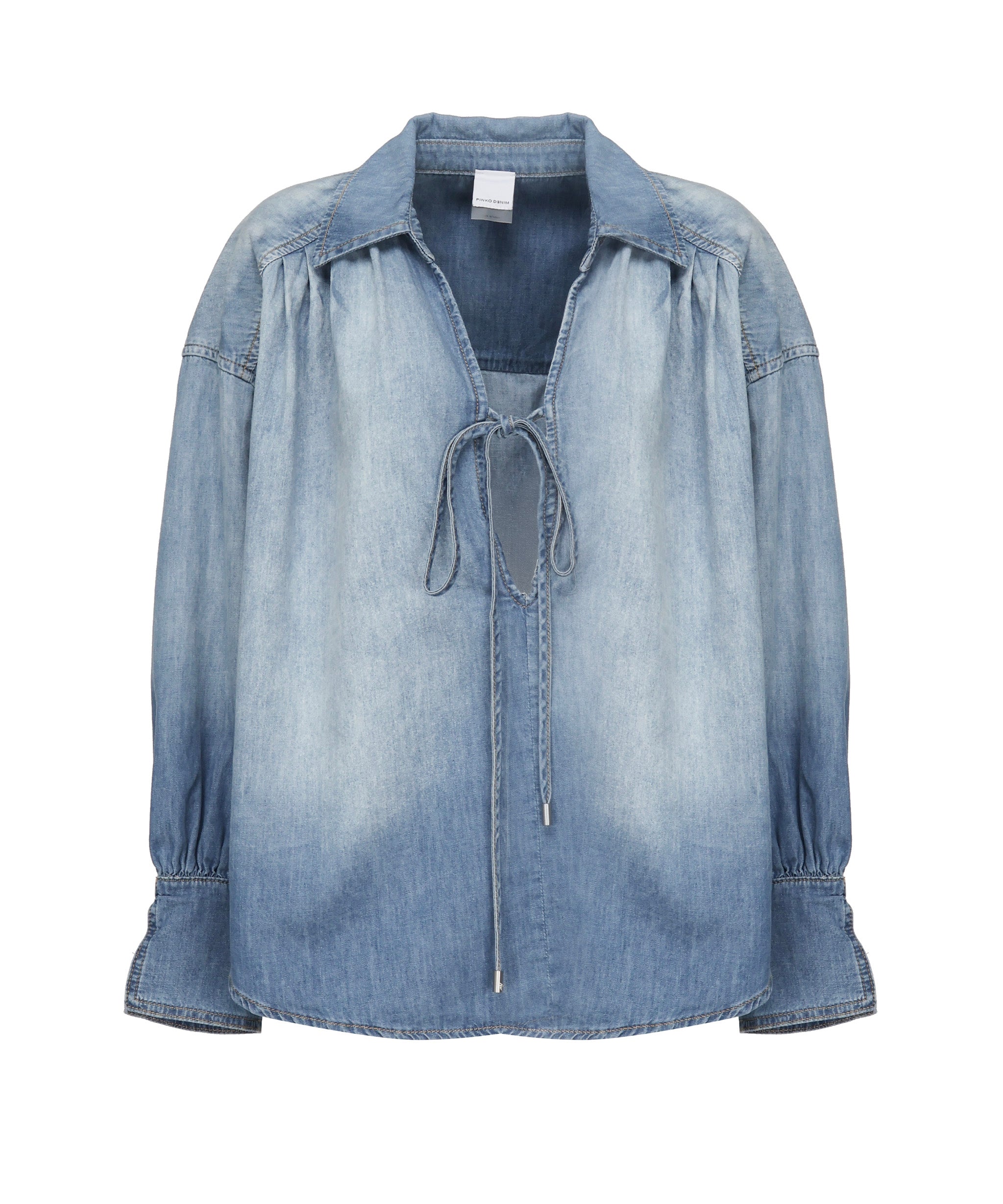 Blusa calahari in denim 104630 A2DTPJO PINKO 