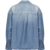 Blusa calahari in denim 104630 A2DTPJO PINKO 
