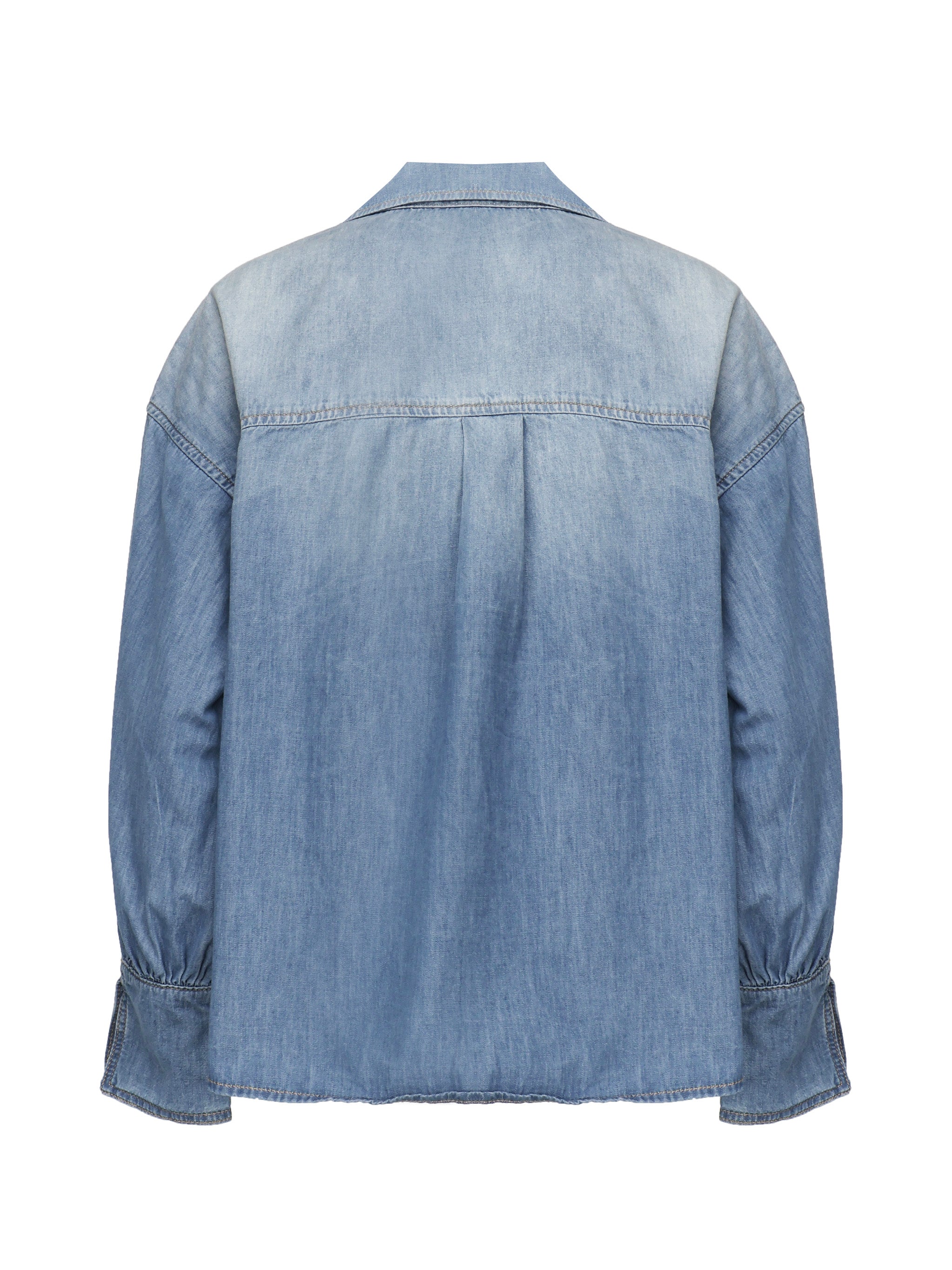 Blusa calahari in denim 104630 A2DTPJO PINKO 