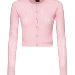 Cardigan Baitou punzonato 104640 A2EBP31 PINKO 