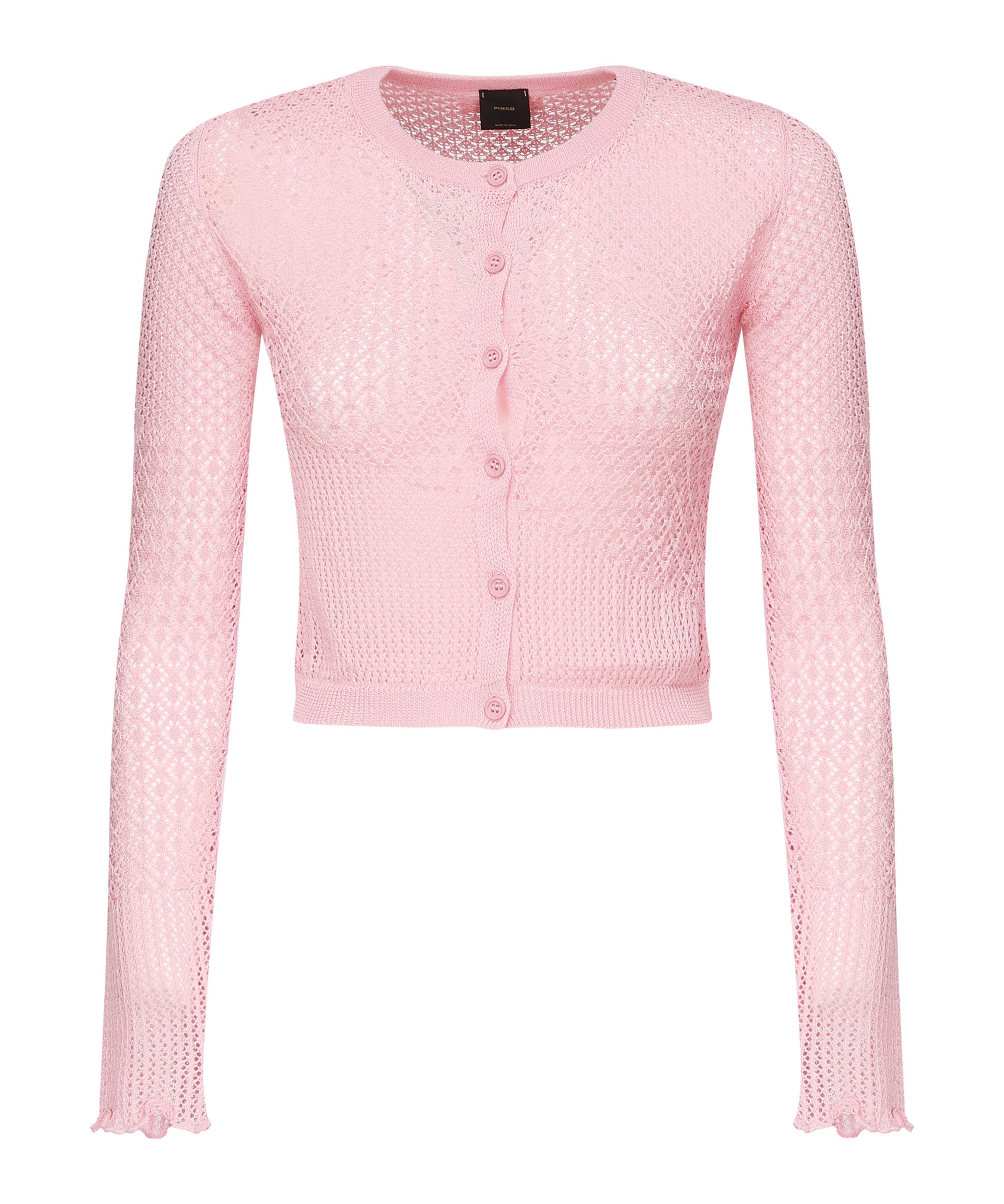 Cardigan Baitou punzonato 104640 A2EBP31 PINKO 