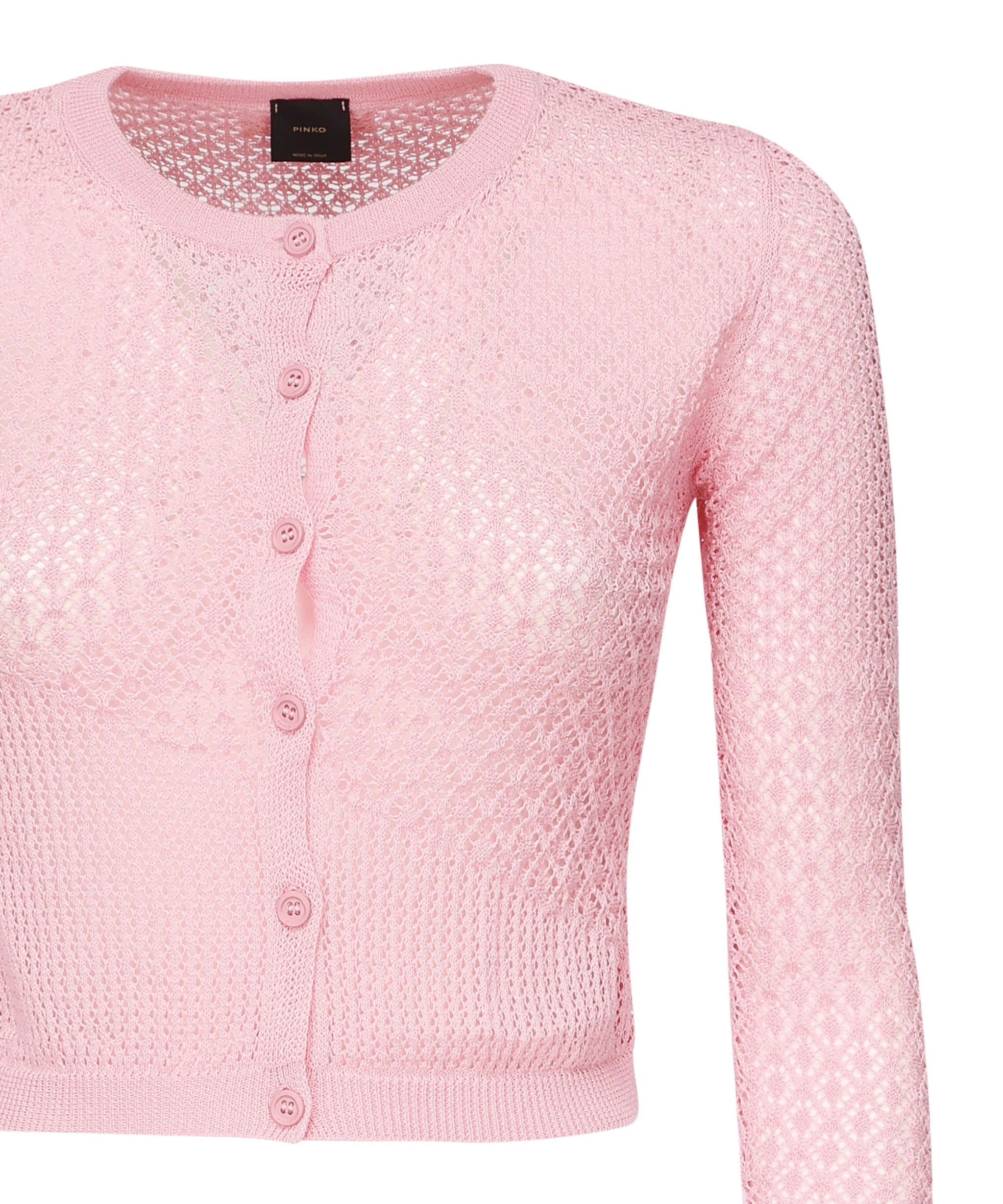 Cardigan Baitou punzonato 104640 A2EBP31 PINKO 