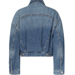 Giubbino jeans con taschini 104644 A2E1PJF PINKO 