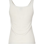 Top a canotta in maglia metallizzata con bottoni 104649 A2CQI17 PINKO 