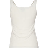 Top a canotta in maglia metallizzata con bottoni 104649 A2CQI17 PINKO 