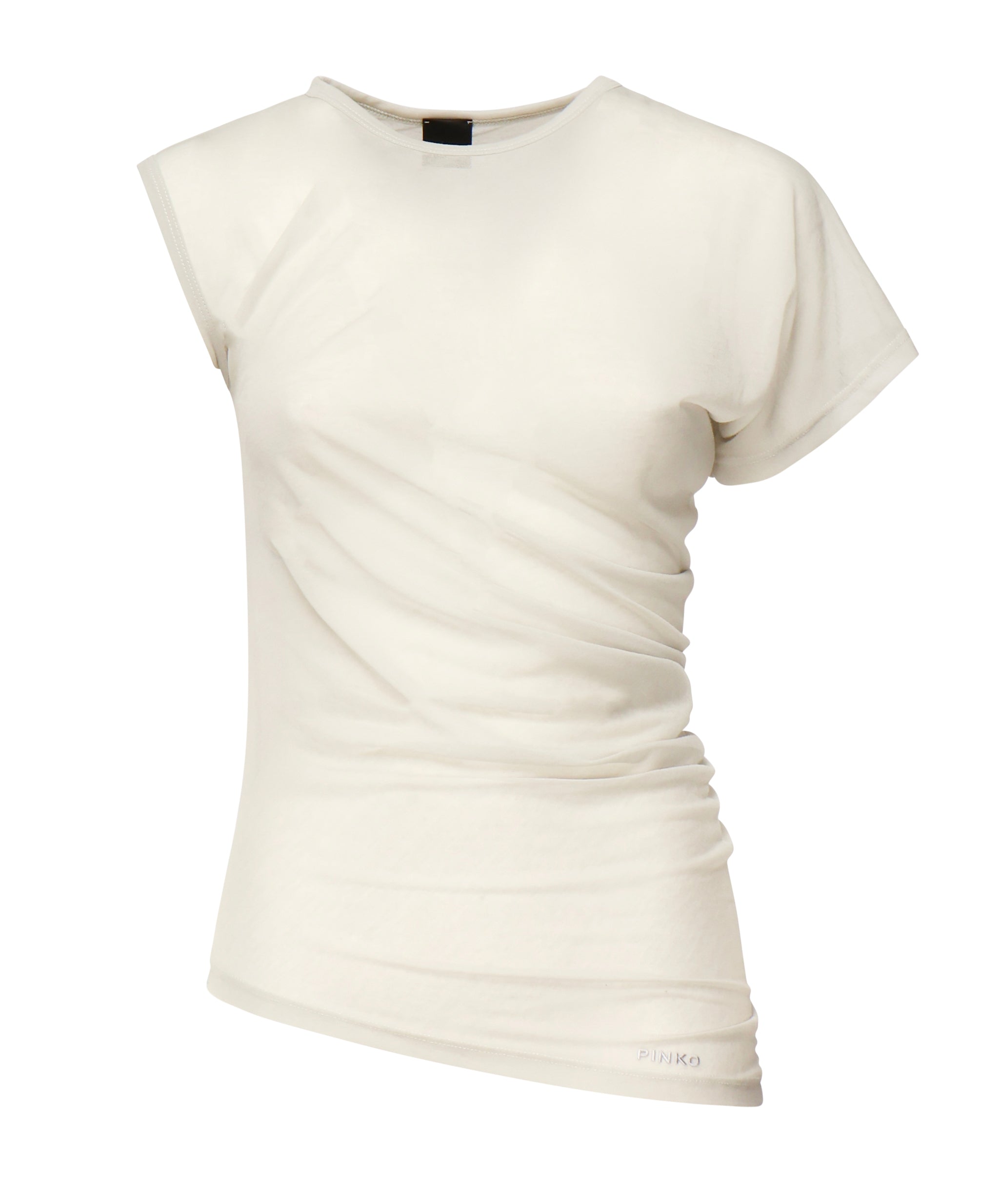 Maglia asimmetrica jersey 104652 A2CLI12 PINKO 