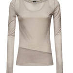 Maglia girocollo grigia 104653 A2CLIIA PINKO 