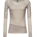 Maglia girocollo grigia 104653 A2CLIIA PINKO 