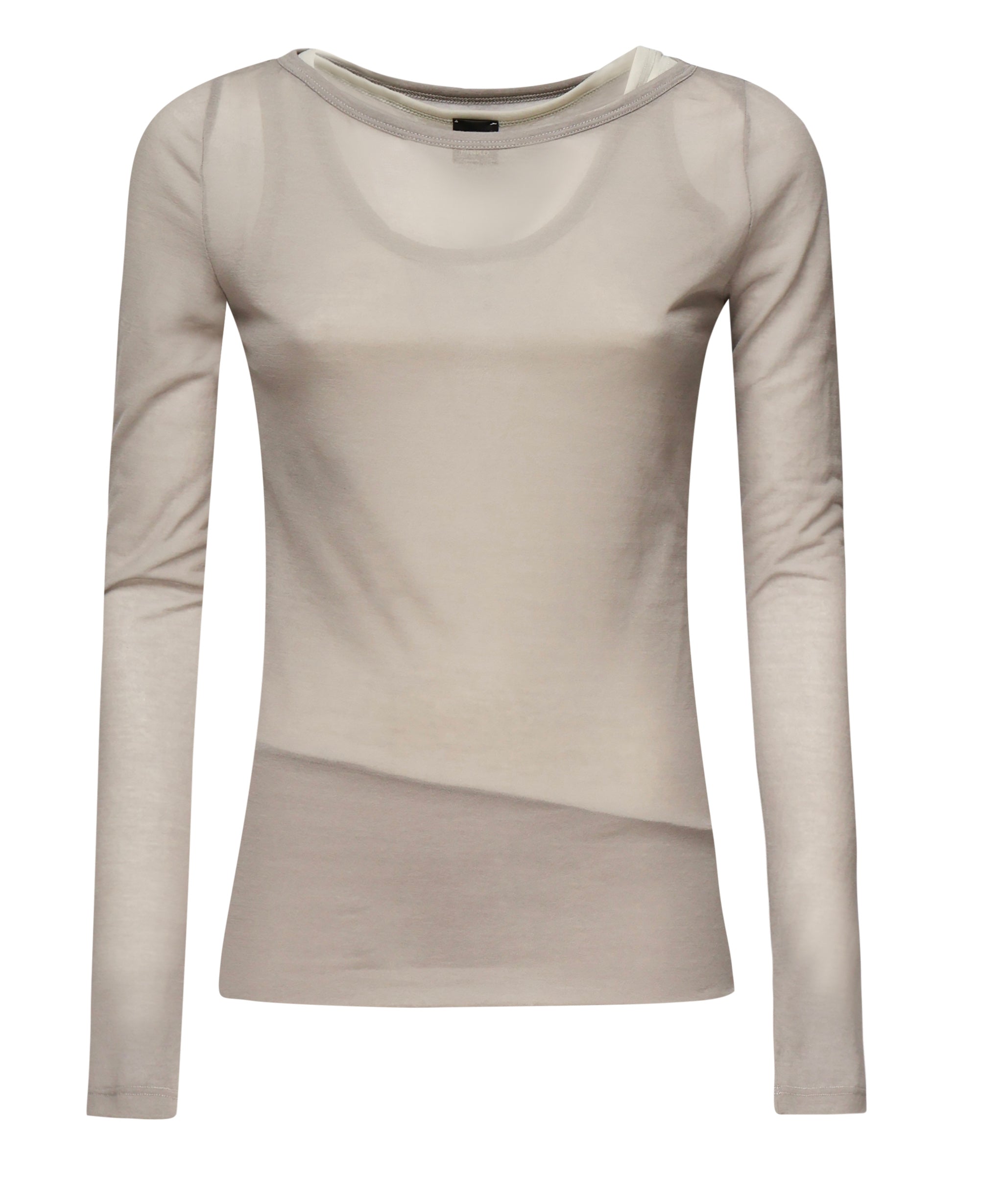 Maglia girocollo grigia 104653 A2CLIIA PINKO 