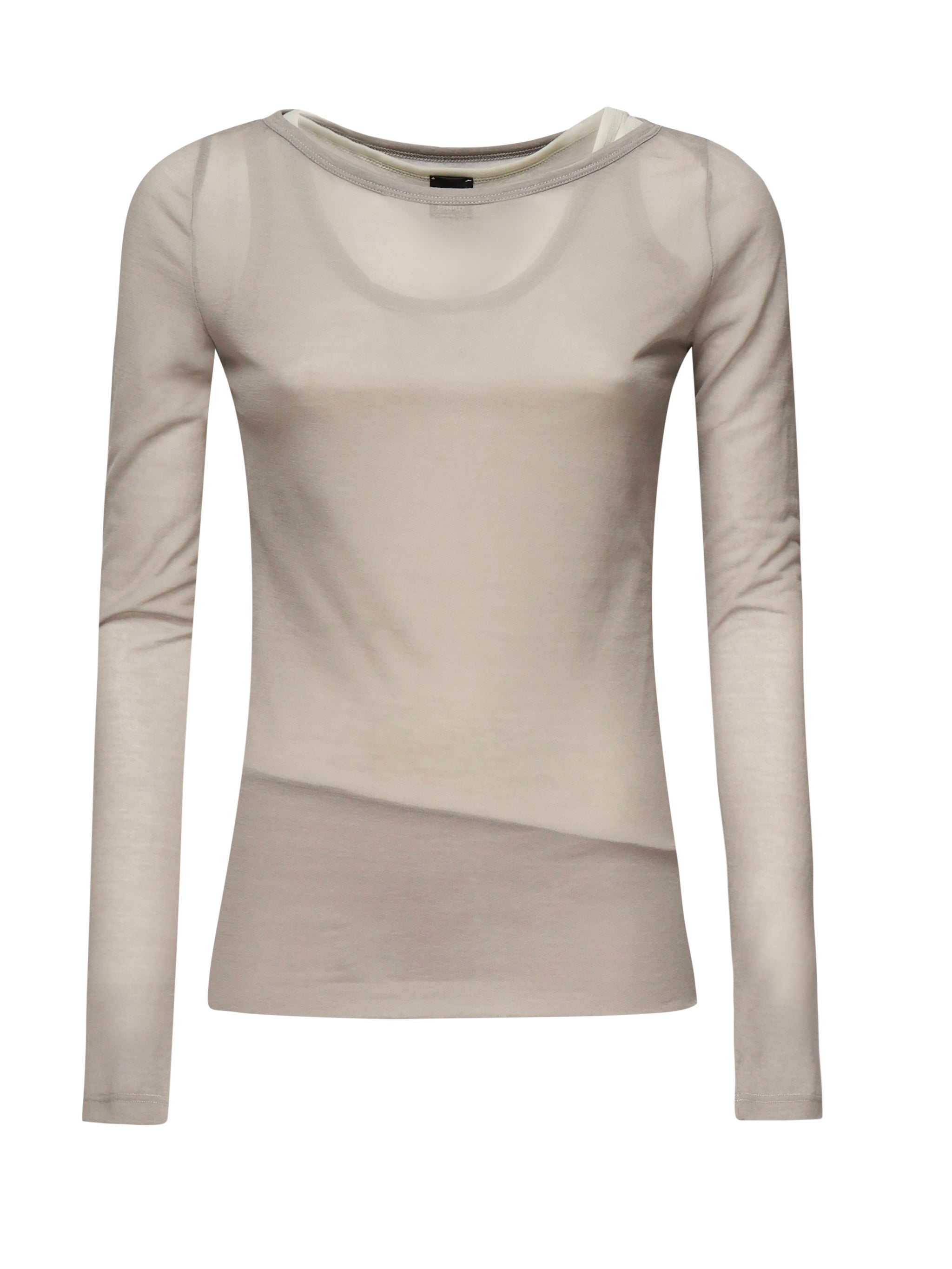 Maglia girocollo grigia 104653 A2CLIIA PINKO 