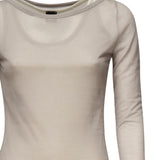 Maglia girocollo grigia 104653 A2CLIIA PINKO 