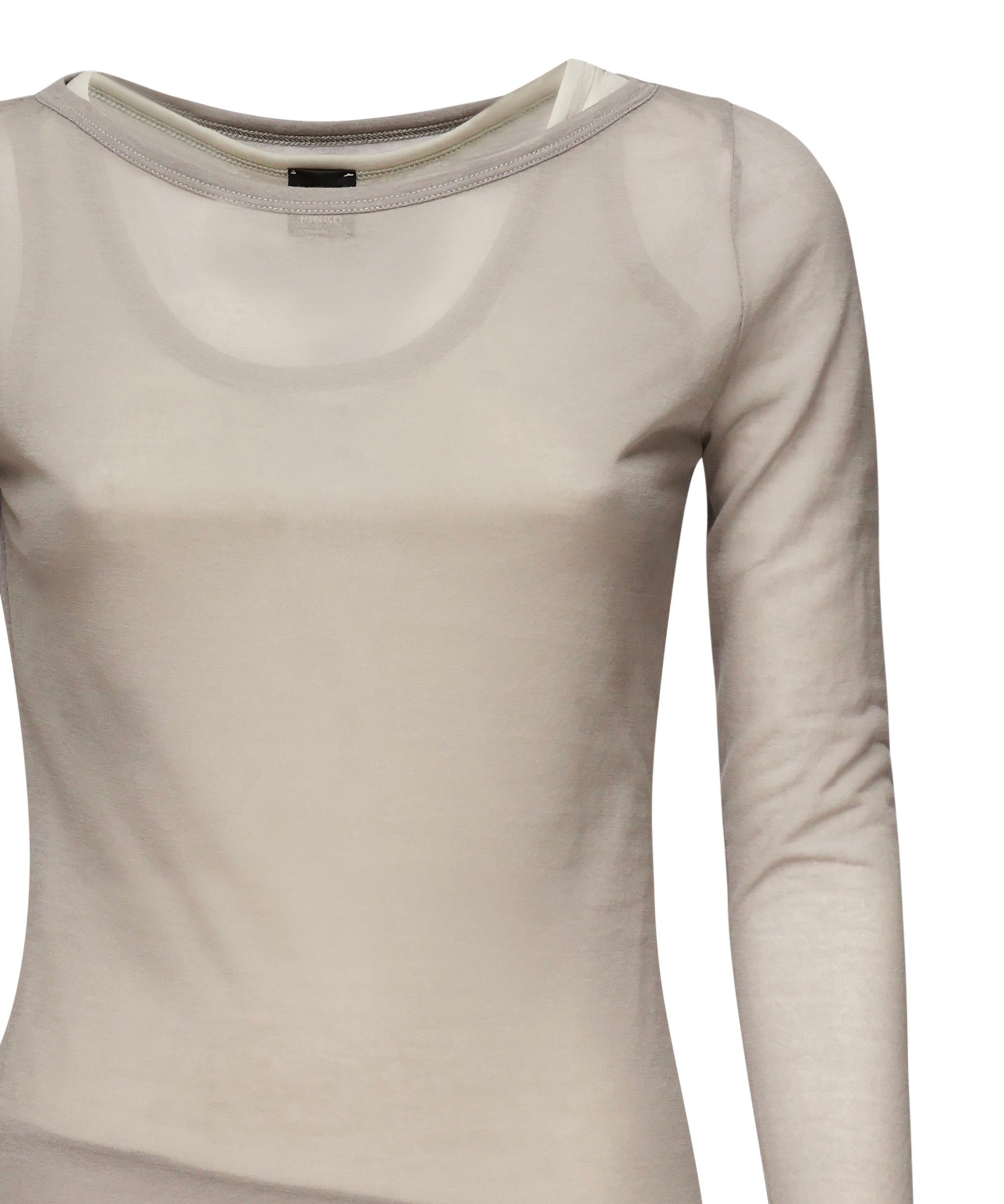 Maglia girocollo grigia 104653 A2CLIIA PINKO 