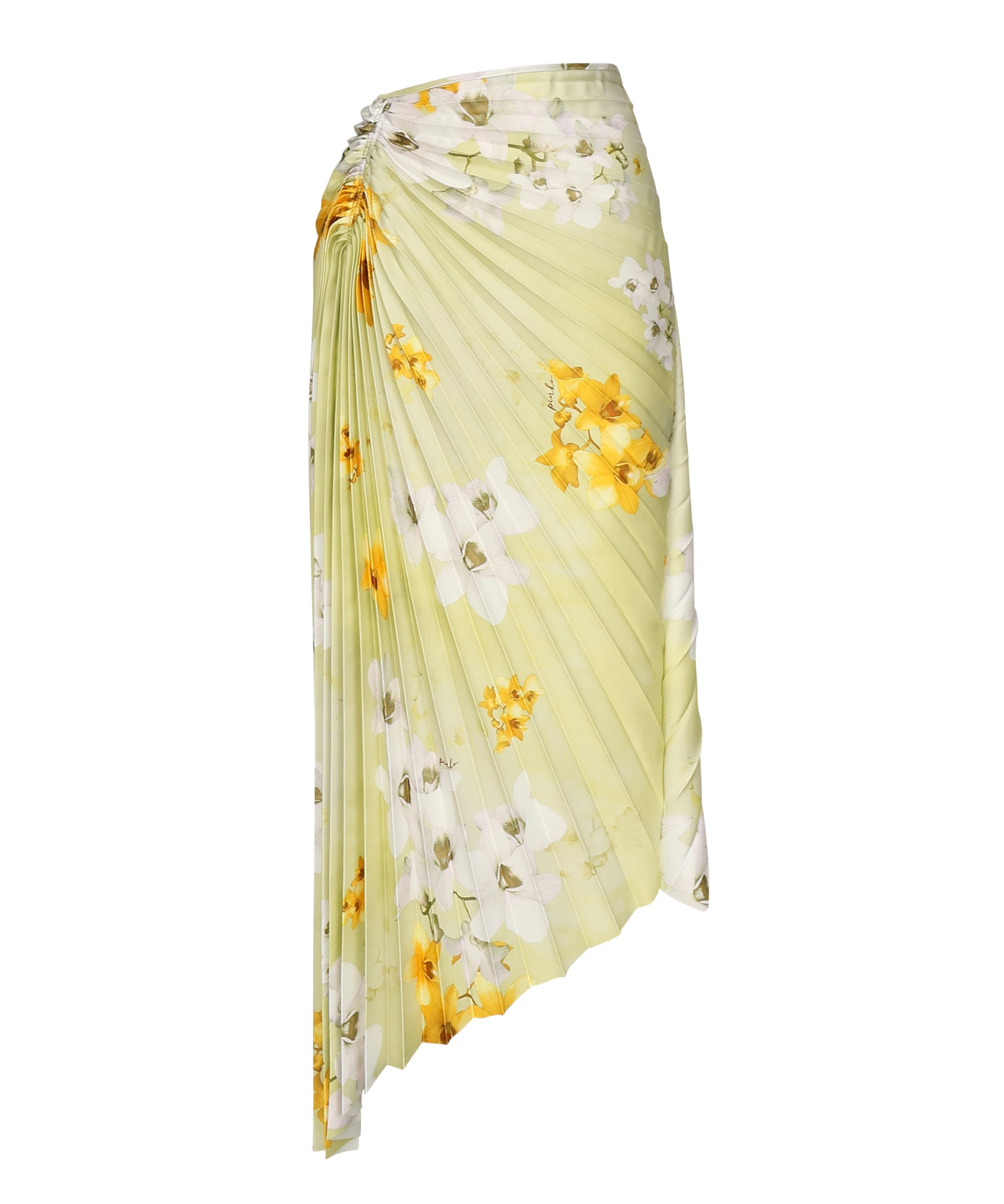 Gonna plissettata con stampa floreale 104678 A2F2VGB PINKO 