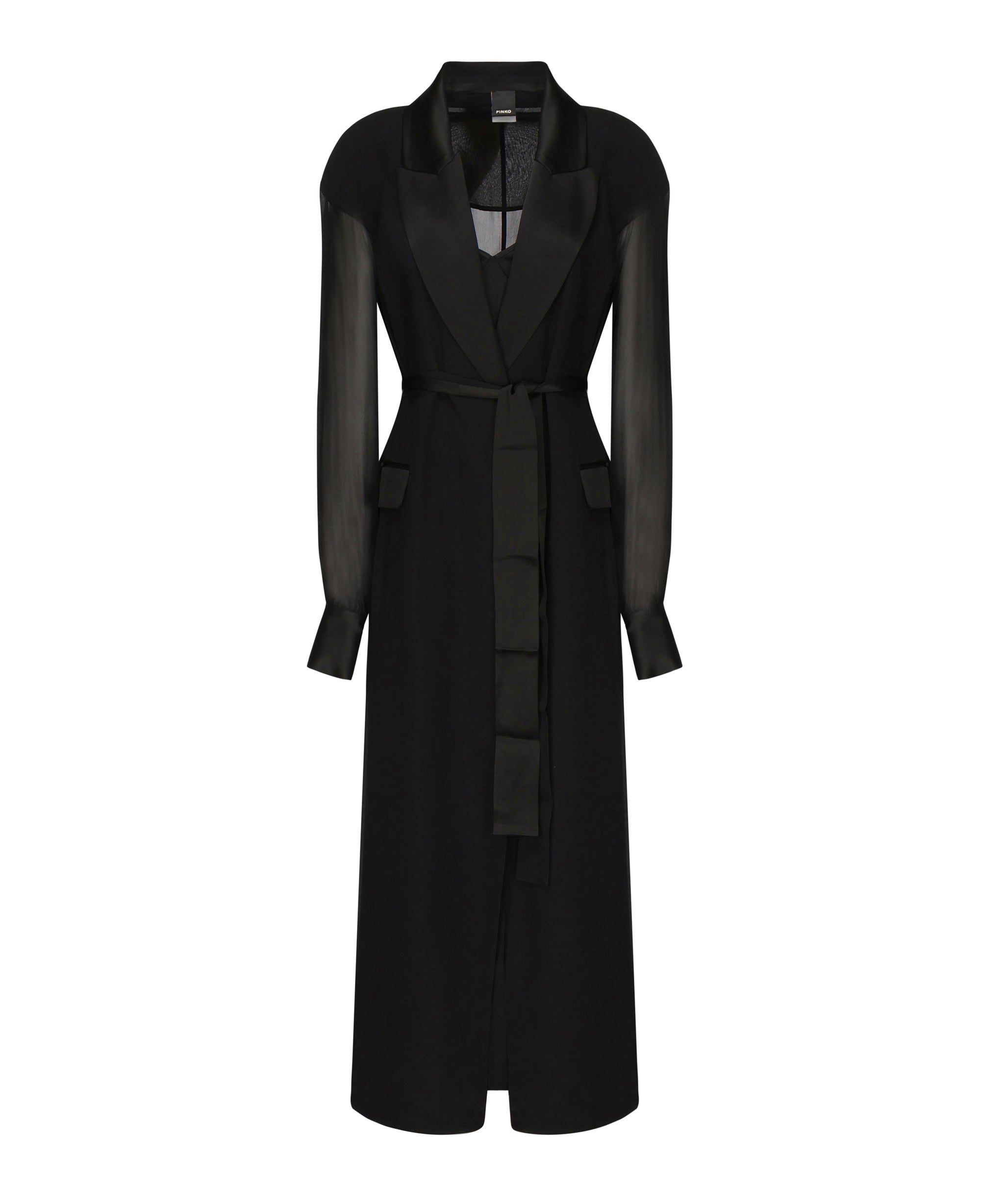 Abito robe manteau lungo 104685 A2COZ99 PINKO 