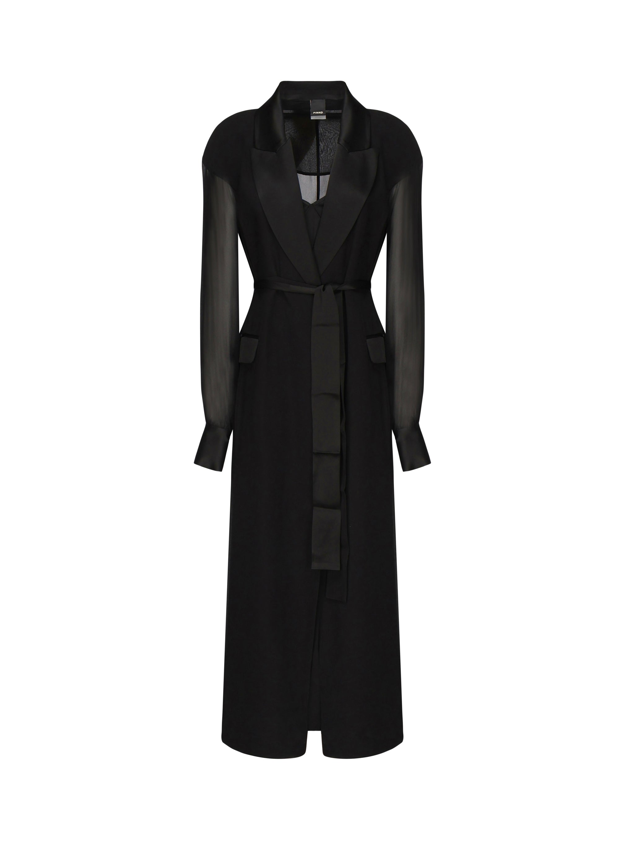 Abito robe manteau lungo 104685 A2COZ99 PINKO 
